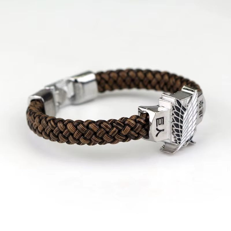 Anime Attack on Titan Bracelet Trend Personality Bracelet Men'S and Women'S Bracelet Hip Hop Style Unisex Party Accessories