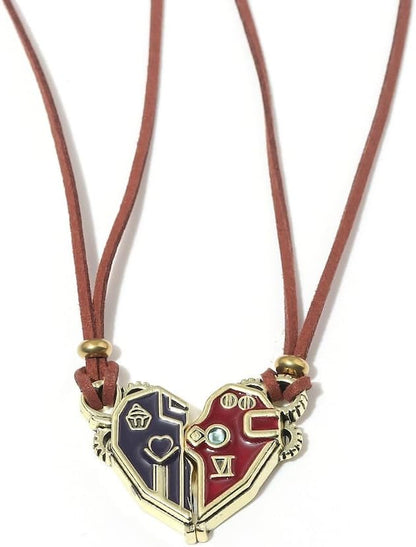 Necklace Arcane Cosplay Necklace Vi/Caitlyn Pendant Comic Con Fans Collection Halloween Costume Accessories Pendant Party Necklaces Gift for Men and Women