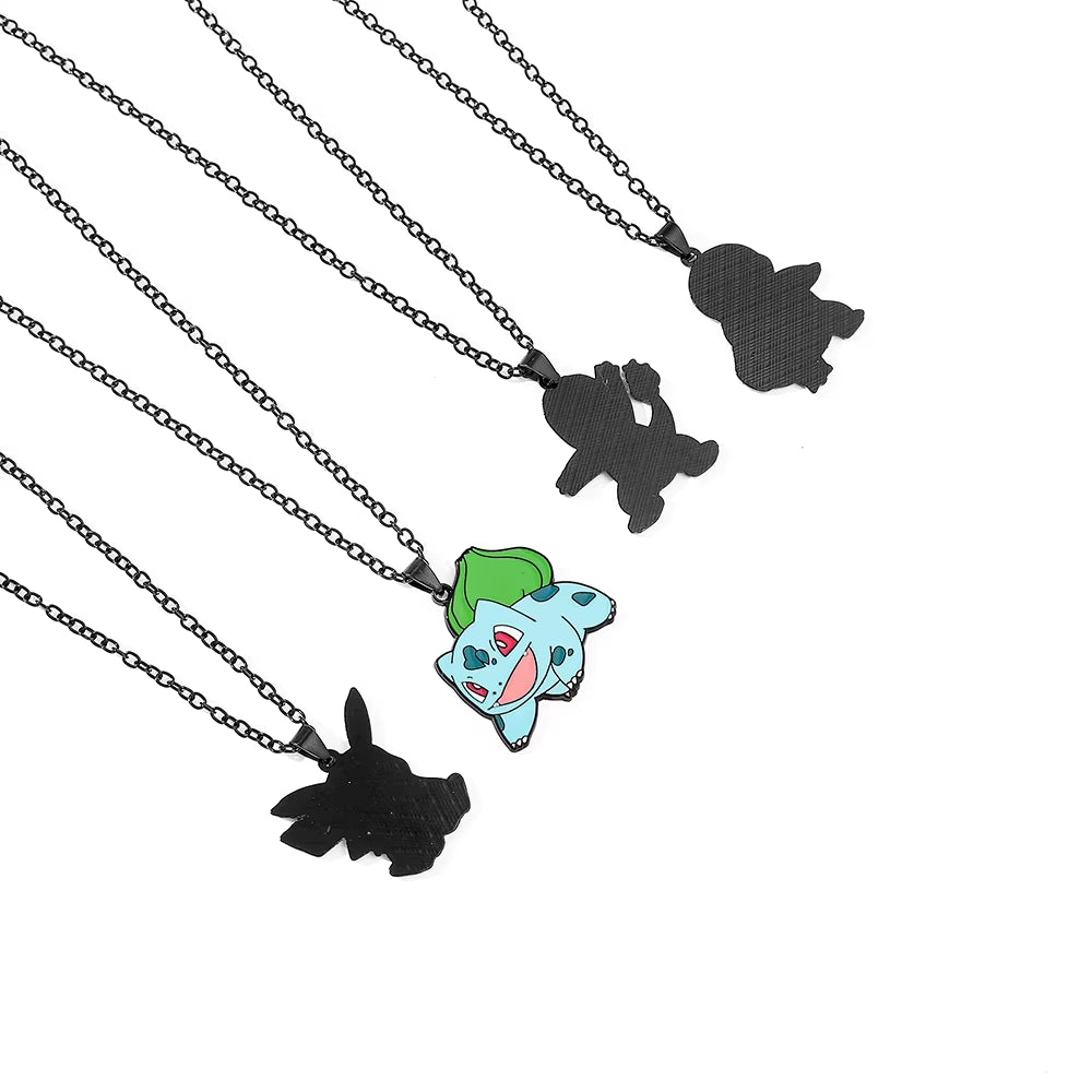 Anime Pokemon Metal Toy, Cute Figure, Pikachu, Squirtle, Psyduck, Charmander, Party Decoration Cosplay Gift