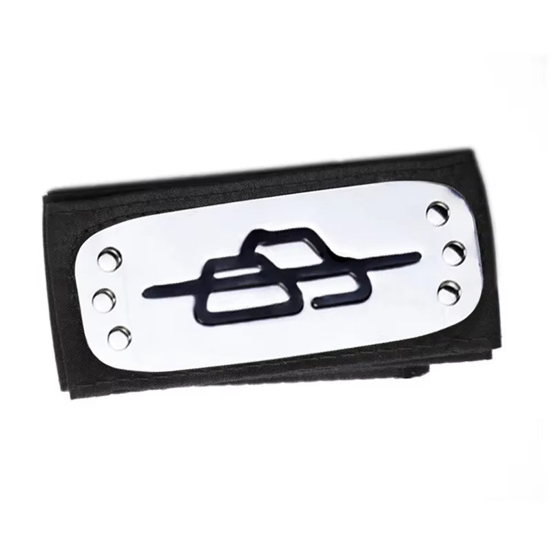 Naruto Shippuden Anime Cosplay Forehead Headband Uzumaki Uchiha Sasuke Kakashi Action Figurs Headband Toys Model Cos Juguetes