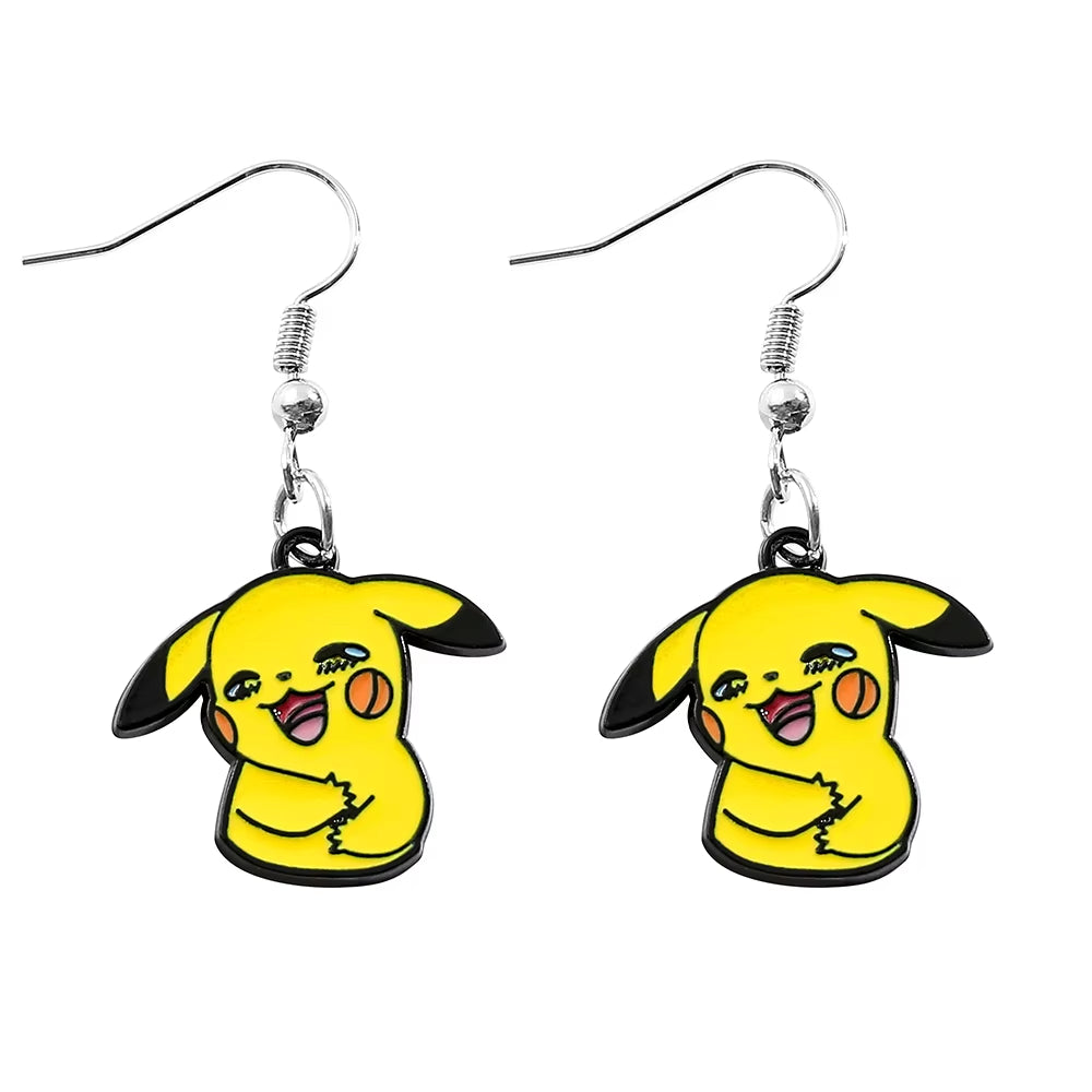 Anime Pokemon Metal Toy, Cute Figure, Pikachu, Squirtle, Psyduck, Charmander, Party Decoration Cosplay Gift