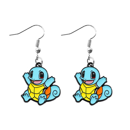 Anime Pokemon Metal Toy, Cute Figure, Pikachu, Squirtle, Psyduck, Charmander, Party Decoration Cosplay Gift