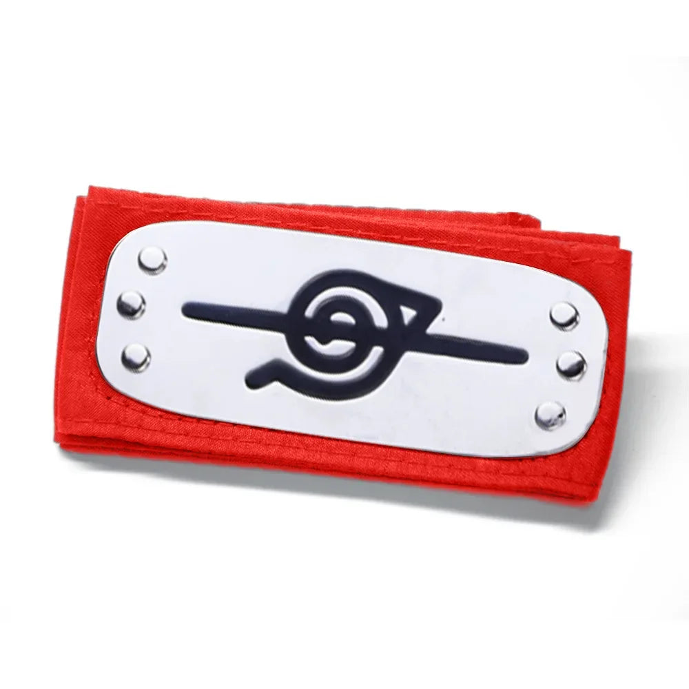 Naruto Shippuden Anime Cosplay Forehead Headband Uzumaki Uchiha Sasuke Kakashi Action Figurs Headband Toys Model Cos Juguetes