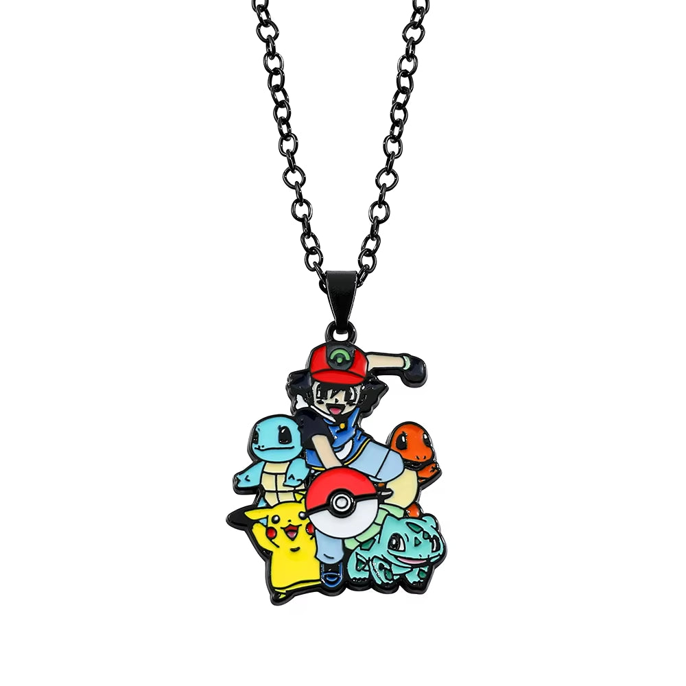Anime Pokemon Metal Toy, Cute Figure, Pikachu, Squirtle, Psyduck, Charmander, Party Decoration Cosplay Gift