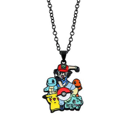 Anime Pokemon Metal Toy, Cute Figure, Pikachu, Squirtle, Psyduck, Charmander, Party Decoration Cosplay Gift