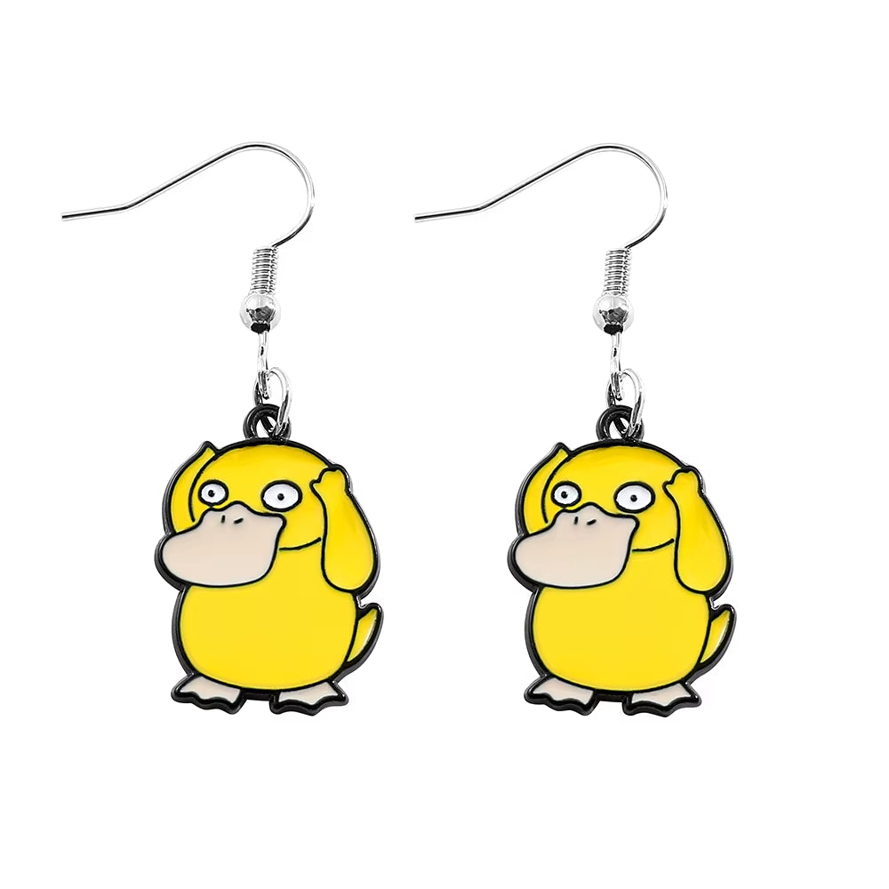 Anime Pokemon Metal Toy, Cute Figure, Pikachu, Squirtle, Psyduck, Charmander, Party Decoration Cosplay Gift