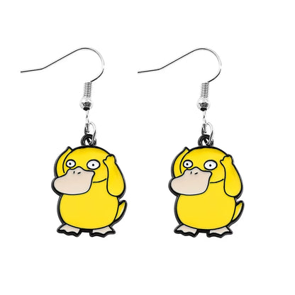 Anime Pokemon Metal Toy, Cute Figure, Pikachu, Squirtle, Psyduck, Charmander, Party Decoration Cosplay Gift