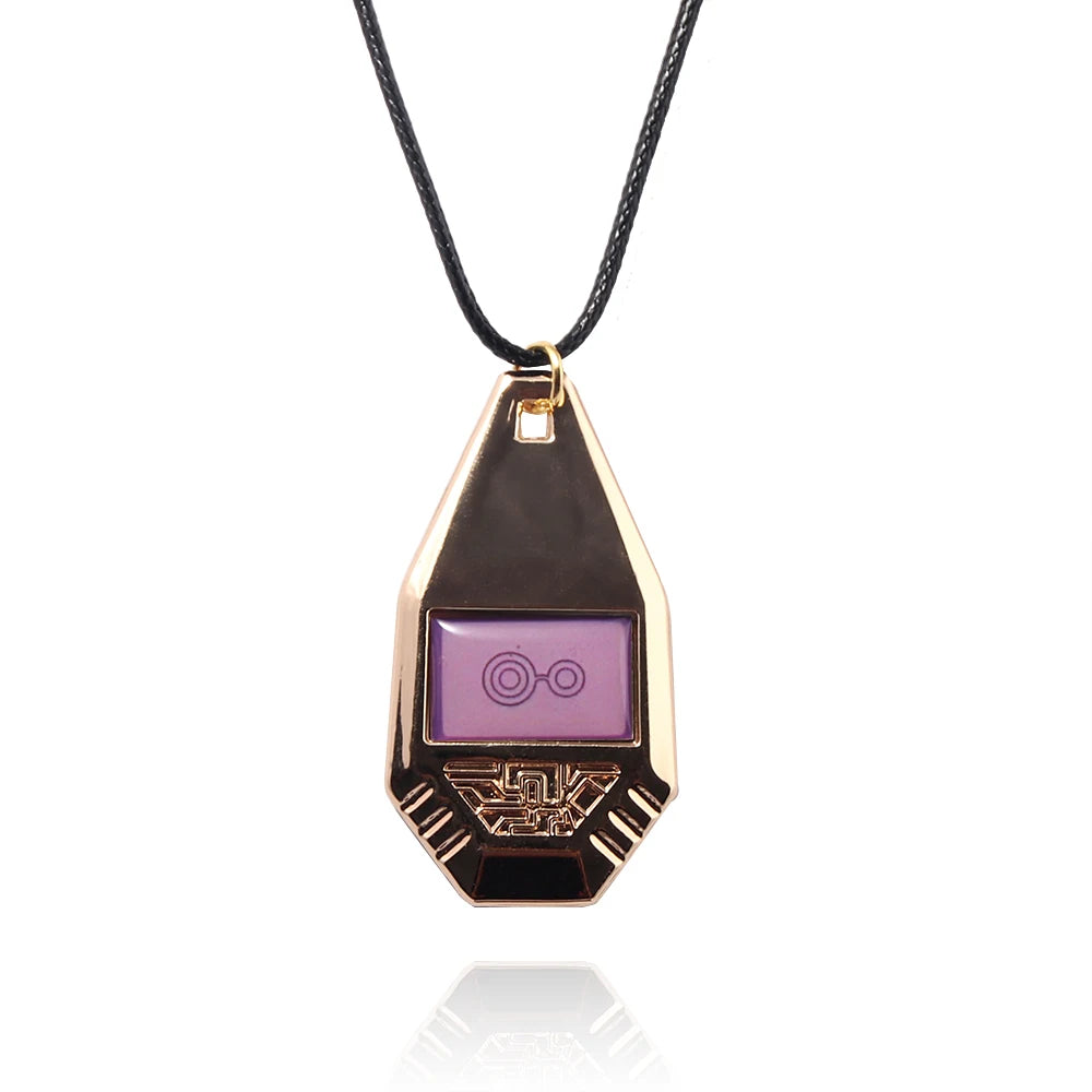 Anime Digimon Adventure Necklace 11 Styles Evolver Metal Pendant Csoplay Necklace Unisex Jewelry Accessories Gift Decoration
