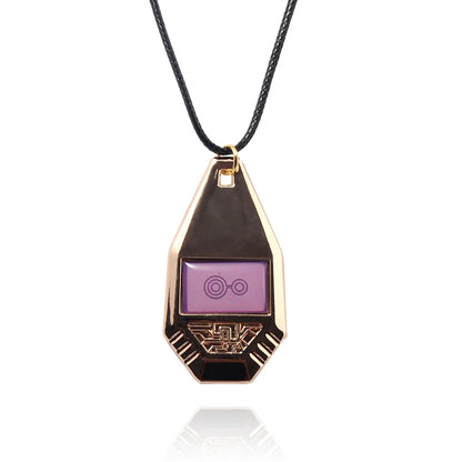 Anime Digimon Adventure Necklace 11 Styles Evolver Metal Pendant Csoplay Necklace Unisex Jewelry Accessories Gift Decoration