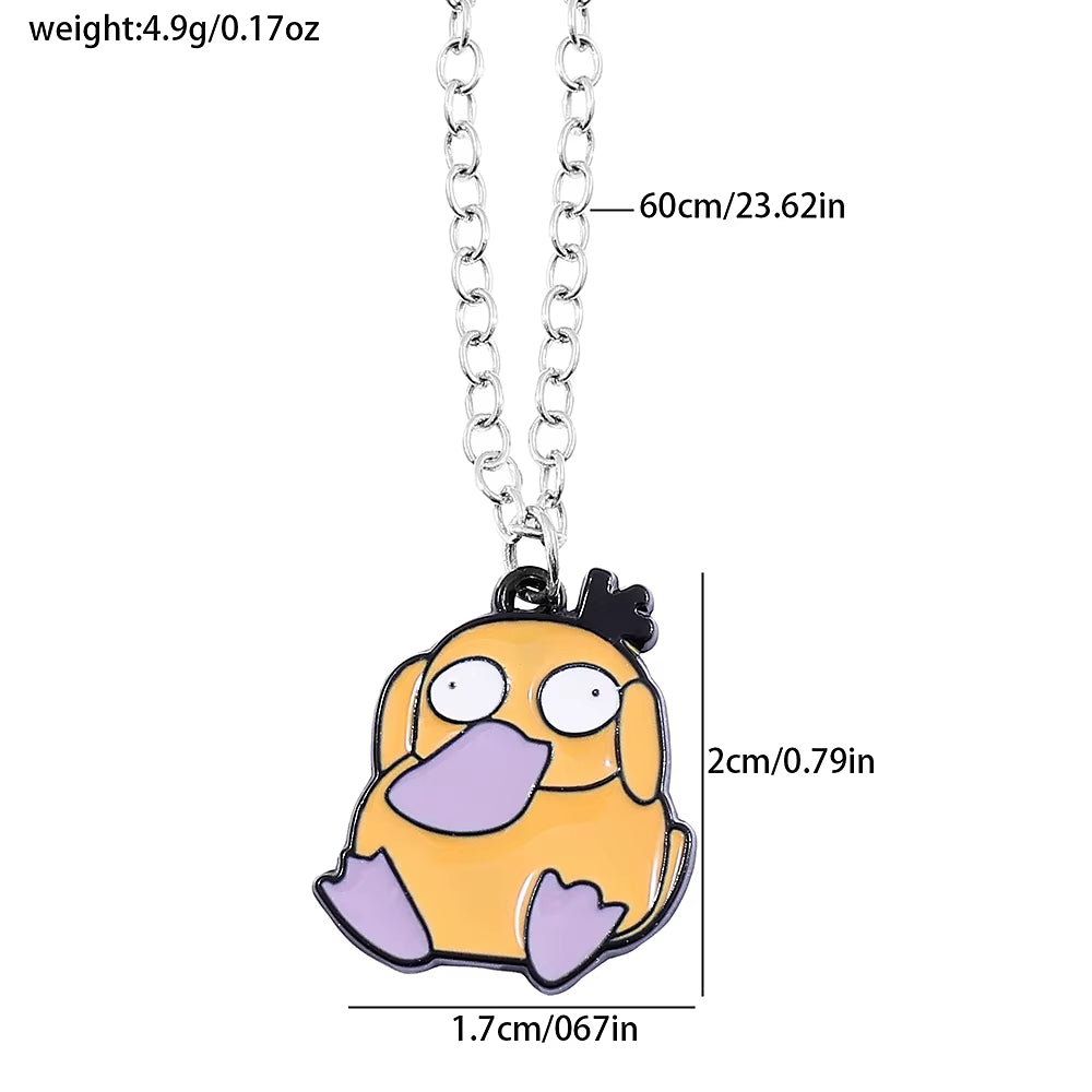 Anime Pokemon Metal Toy, Cute Figure, Pikachu, Squirtle, Psyduck, Charmander, Party Decoration Cosplay Gift