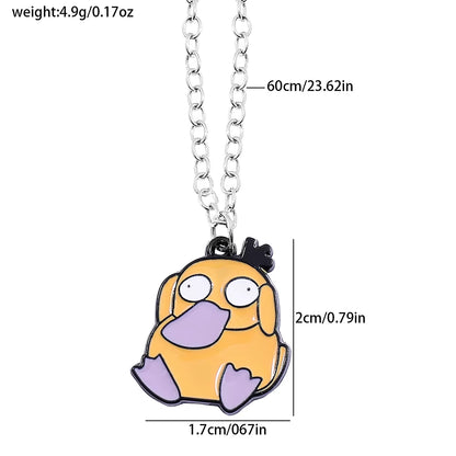Anime Pokemon Metal Toy, Cute Figure, Pikachu, Squirtle, Psyduck, Charmander, Party Decoration Cosplay Gift