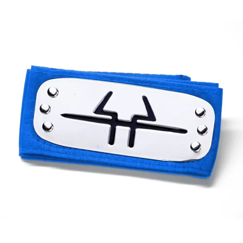Naruto Shippuden Anime Cosplay Forehead Headband Uzumaki Uchiha Sasuke Kakashi Action Figurs Headband Toys Model Cos Juguetes