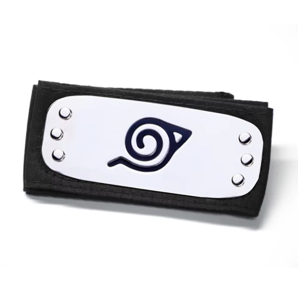 Naruto Shippuden Anime Cosplay Forehead Headband Uzumaki Uchiha Sasuke Kakashi Action Figurs Headband Toys Model Cos Juguetes