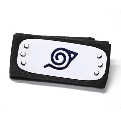 Naruto Shippuden Anime Cosplay Forehead Headband Uzumaki Uchiha Sasuke Kakashi Action Figurs Headband Toys Model Cos Juguetes