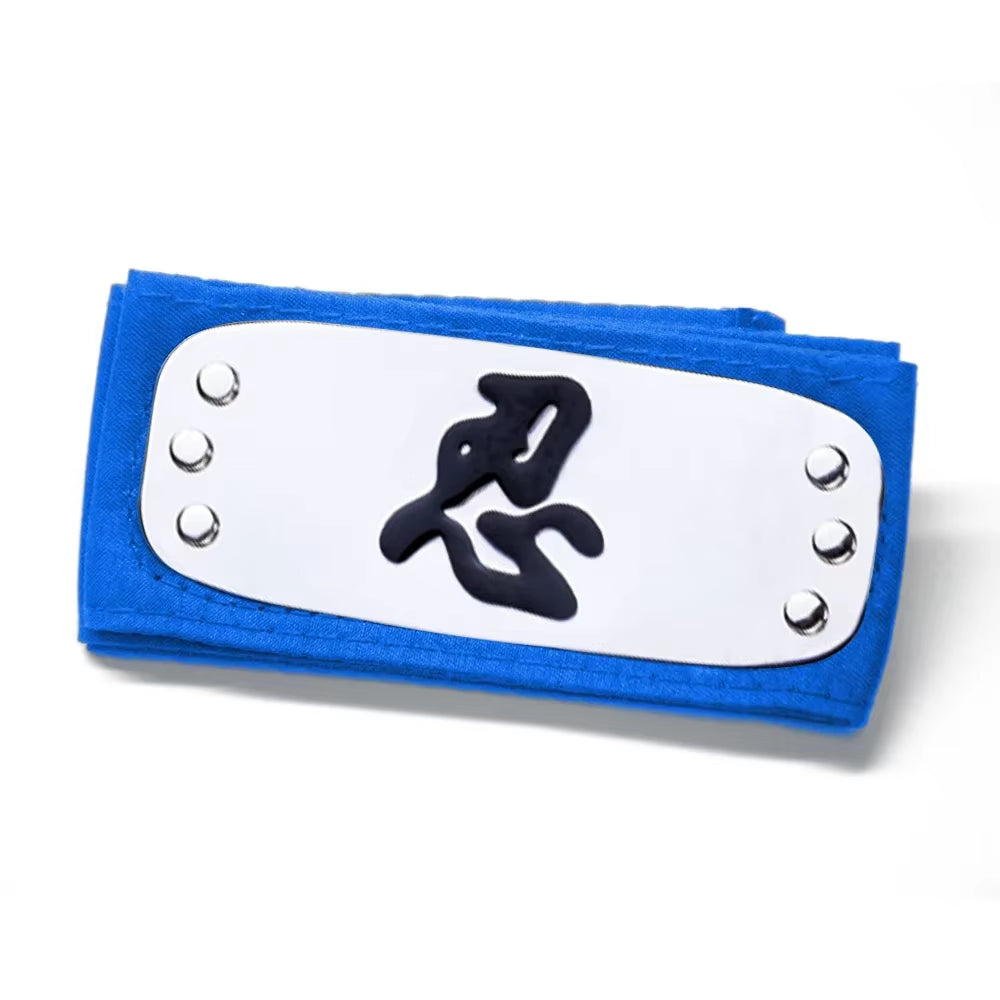 Naruto Shippuden Anime Cosplay Forehead Headband Uzumaki Uchiha Sasuke Kakashi Action Figurs Headband Toys Model Cos Juguetes