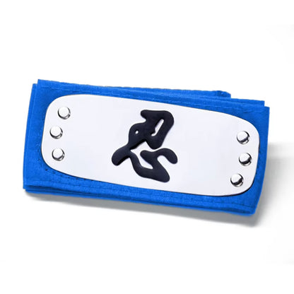 Naruto Shippuden Anime Cosplay Forehead Headband Uzumaki Uchiha Sasuke Kakashi Action Figurs Headband Toys Model Cos Juguetes