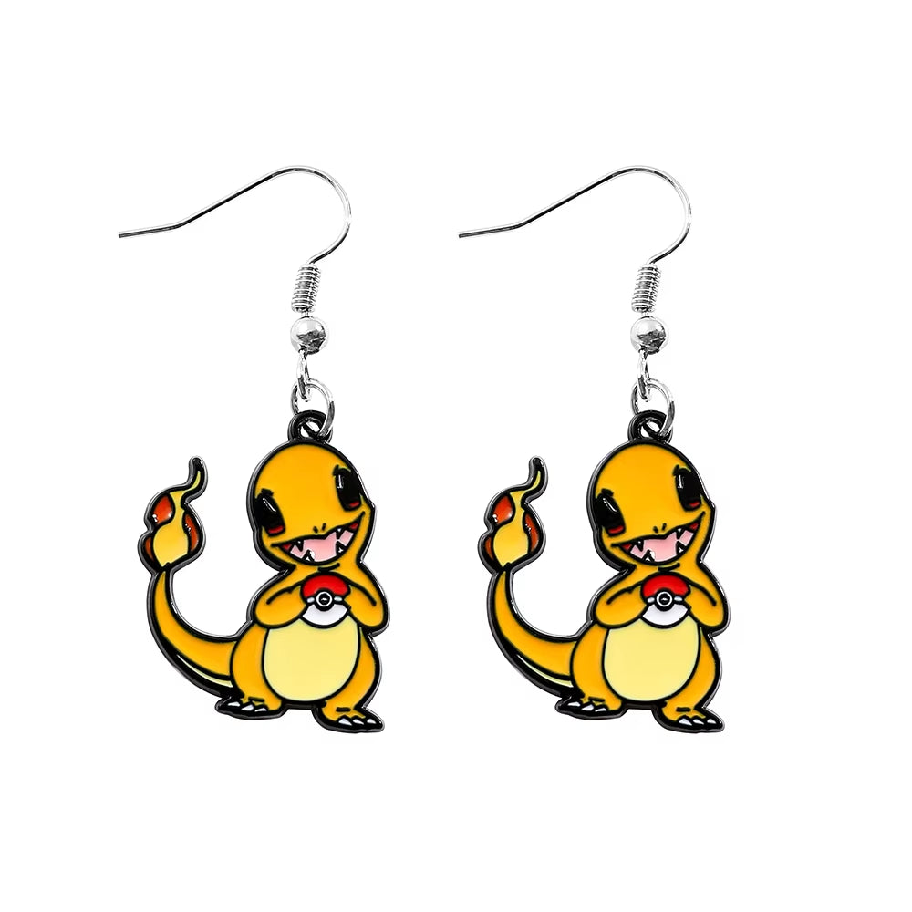 Anime Pokemon Metal Toy, Cute Figure, Pikachu, Squirtle, Psyduck, Charmander, Party Decoration Cosplay Gift