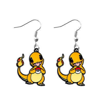 Anime Pokemon Metal Toy, Cute Figure, Pikachu, Squirtle, Psyduck, Charmander, Party Decoration Cosplay Gift