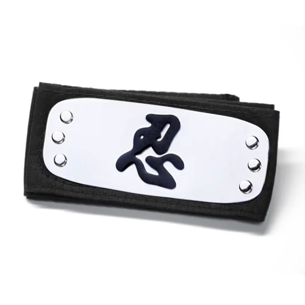 Naruto Shippuden Anime Cosplay Forehead Headband Uzumaki Uchiha Sasuke Kakashi Action Figurs Headband Toys Model Cos Juguetes