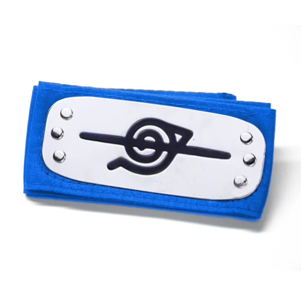 Naruto Shippuden Anime Cosplay Forehead Headband Uzumaki Uchiha Sasuke Kakashi Action Figurs Headband Toys Model Cos Juguetes