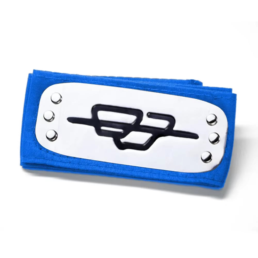 Naruto Shippuden Anime Cosplay Forehead Headband Uzumaki Uchiha Sasuke Kakashi Action Figurs Headband Toys Model Cos Juguetes