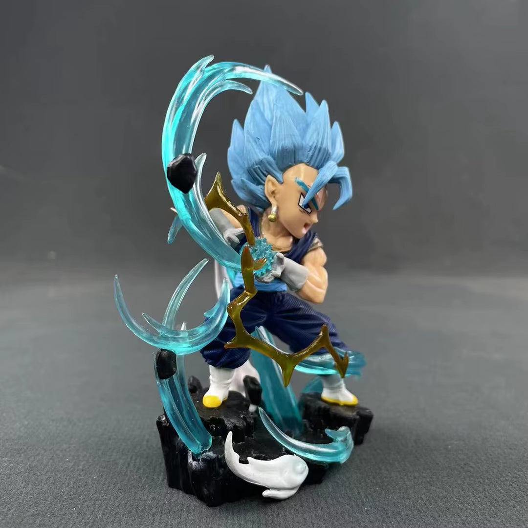 Q Version Dragon Ball Z Vegeta Figure Vegetto Figurine 11CM PVC Action Figures Collection Model Toys