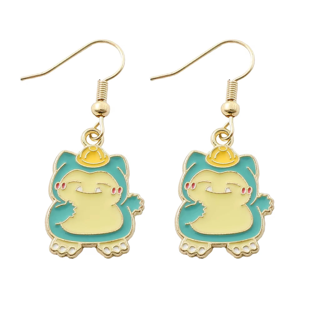 Anime Pokemon Metal Toy, Cute Figure, Pikachu, Squirtle, Psyduck, Charmander, Party Decoration Cosplay Gift