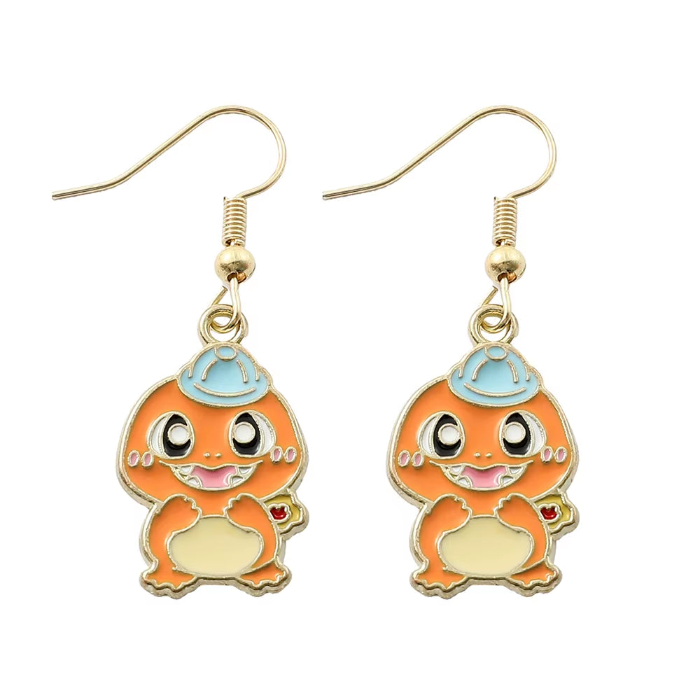 Anime Pokemon Metal Toy, Cute Figure, Pikachu, Squirtle, Psyduck, Charmander, Party Decoration Cosplay Gift