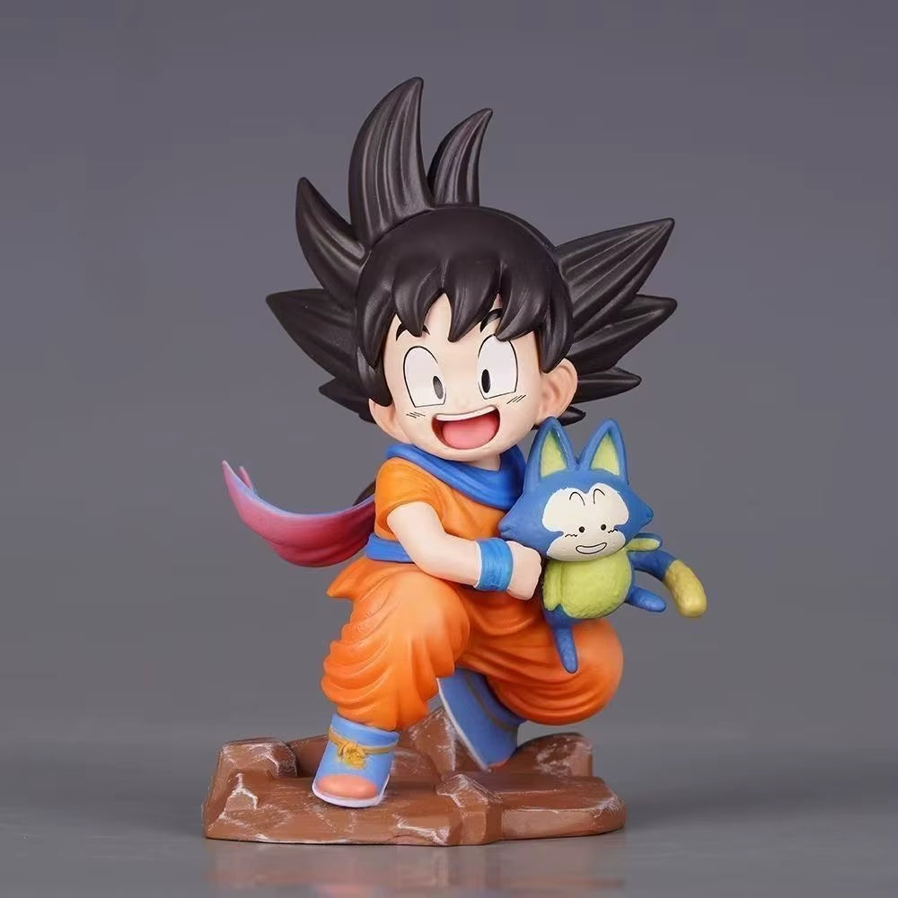 10Cm Anime Dragon Ball Z Figure Goku Figure Goku Embrace Pura PVC GK Figures Yamcha Anime Collectible Model Toys Gifts