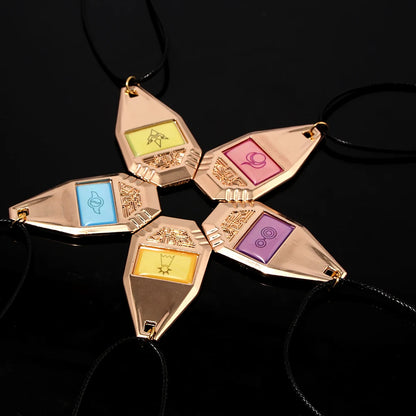 Anime Digimon Adventure Necklace 11 Styles Evolver Metal Pendant Csoplay Necklace Unisex Jewelry Accessories Gift Decoration