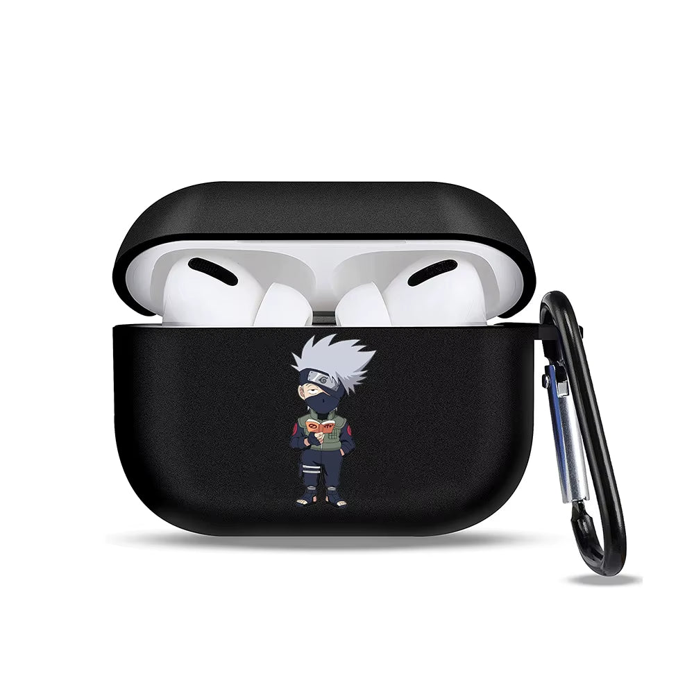 Naruto Cartoon Earphone Case for Apple Airpods 1 2 3 Pro 2 Soft Anime Bluetooth Headphone Protective Case for Air Pods Pro Cover