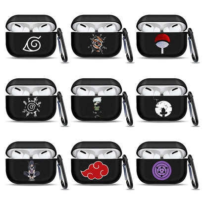 Naruto Cartoon Earphone Case for Apple Airpods 1 2 3 Pro 2 Soft Anime Bluetooth Headphone Protective Case for Air Pods Pro Cover