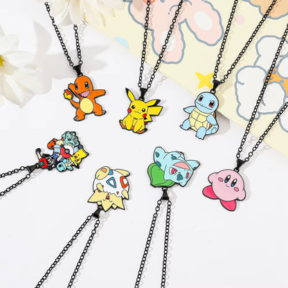 Anime Pokemon Metal Toy, Cute Figure, Pikachu, Squirtle, Psyduck, Charmander, Party Decoration Cosplay Gift