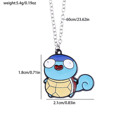 Anime Pokemon Metal Toy, Cute Figure, Pikachu, Squirtle, Psyduck, Charmander, Party Decoration Cosplay Gift