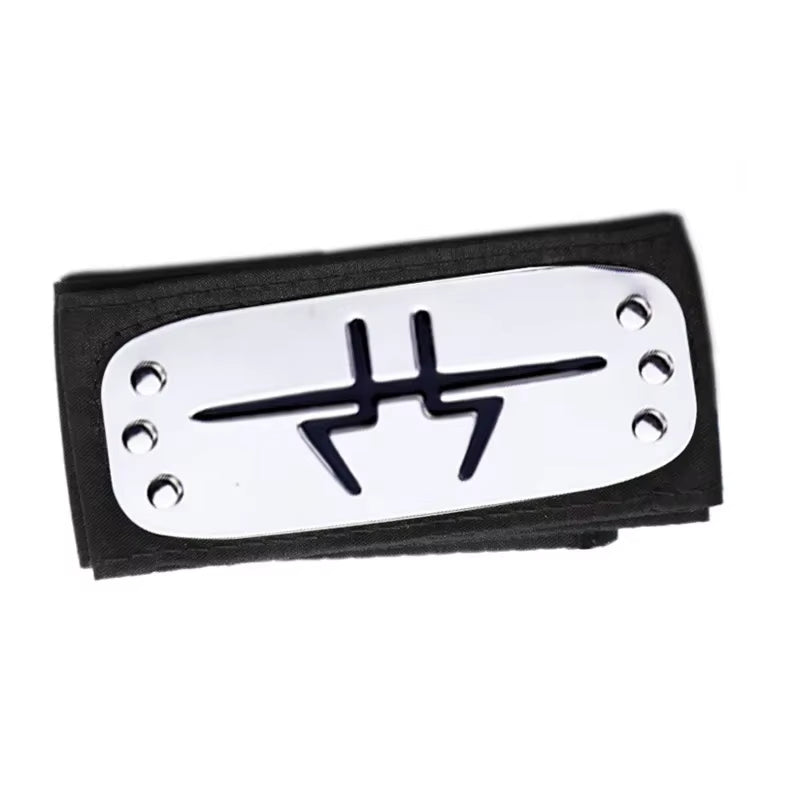 Naruto Shippuden Anime Cosplay Forehead Headband Uzumaki Uchiha Sasuke Kakashi Action Figurs Headband Toys Model Cos Juguetes