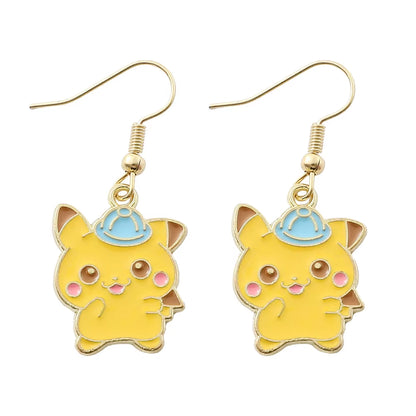 Anime Pokemon Metal Toy, Cute Figure, Pikachu, Squirtle, Psyduck, Charmander, Party Decoration Cosplay Gift