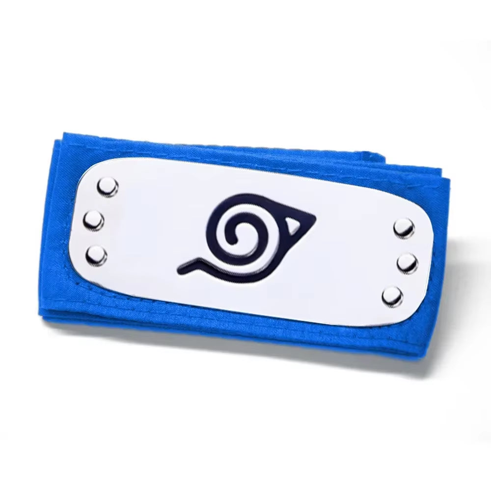Naruto Shippuden Anime Cosplay Forehead Headband Uzumaki Uchiha Sasuke Kakashi Action Figurs Headband Toys Model Cos Juguetes