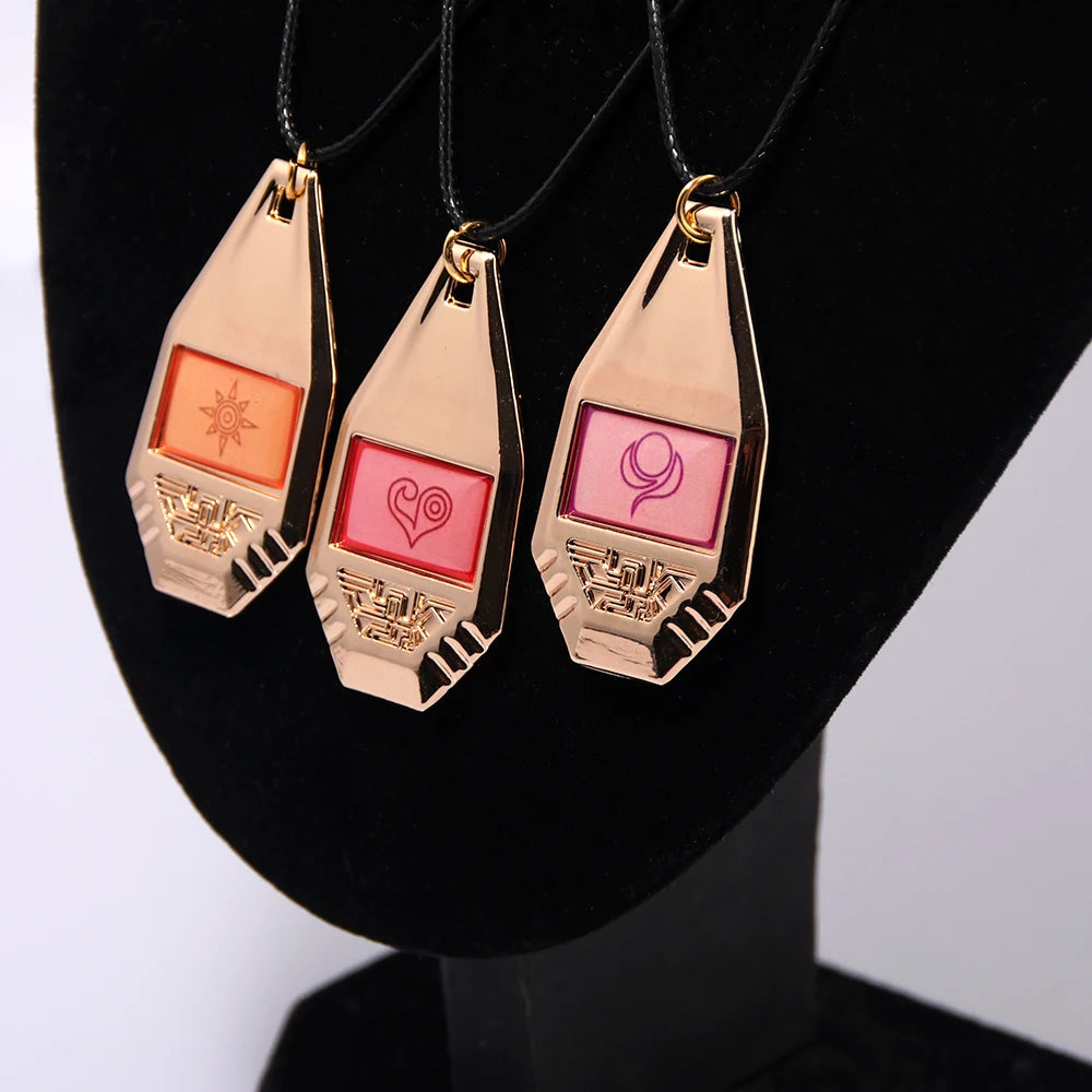 Anime Digimon Adventure Necklace 11 Styles Evolver Metal Pendant Csoplay Necklace Unisex Jewelry Accessories Gift Decoration