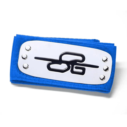 Naruto Shippuden Anime Cosplay Forehead Headband Uzumaki Uchiha Sasuke Kakashi Action Figurs Headband Toys Model Cos Juguetes