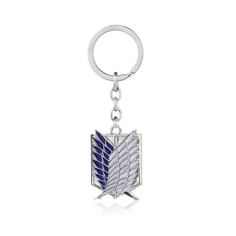1 Pair Anime Attack on Titan Wings of Freedom Investigator Logo Alloy Pendant Jewelry Necklace Party Accessories