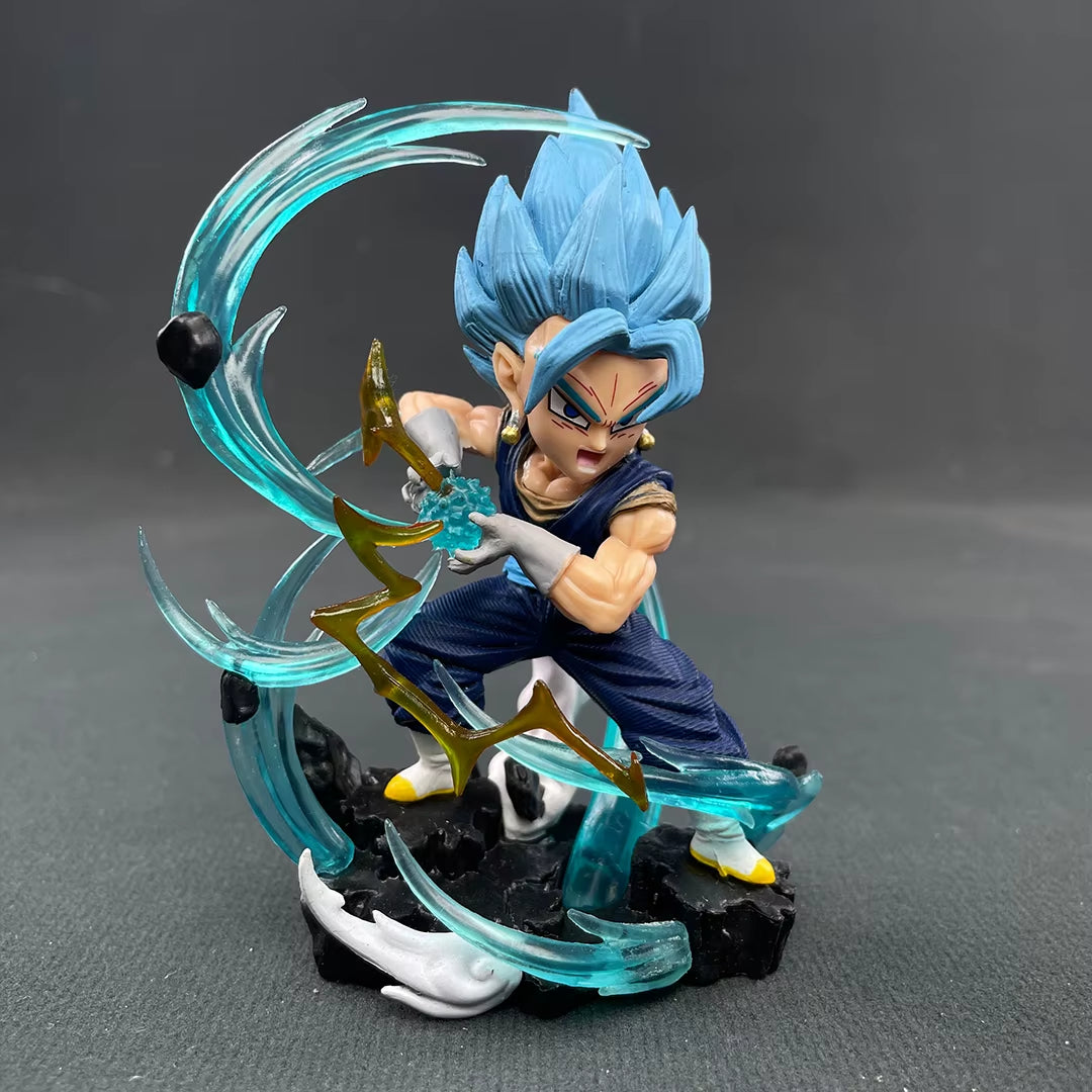 Q Version Dragon Ball Z Vegeta Figure Vegetto Figurine 11CM PVC Action Figures Collection Model Toys