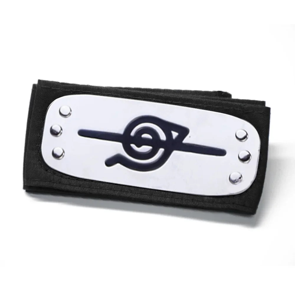 Naruto Shippuden Anime Cosplay Forehead Headband Uzumaki Uchiha Sasuke Kakashi Action Figurs Headband Toys Model Cos Juguetes