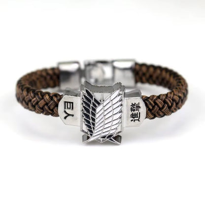 Anime Attack on Titan Bracelet Trend Personality Bracelet Men'S and Women'S Bracelet Hip Hop Style Unisex Party Accessories