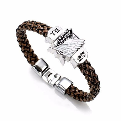 Anime Attack on Titan Bracelet Trend Personality Bracelet Men'S and Women'S Bracelet Hip Hop Style Unisex Party Accessories