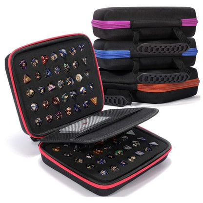 New Hot Dnd Tray Handheld Dice Case Bag for Dungeons & Dragons Board Games Carrying Cover with Partition 70-Hole Dice Package